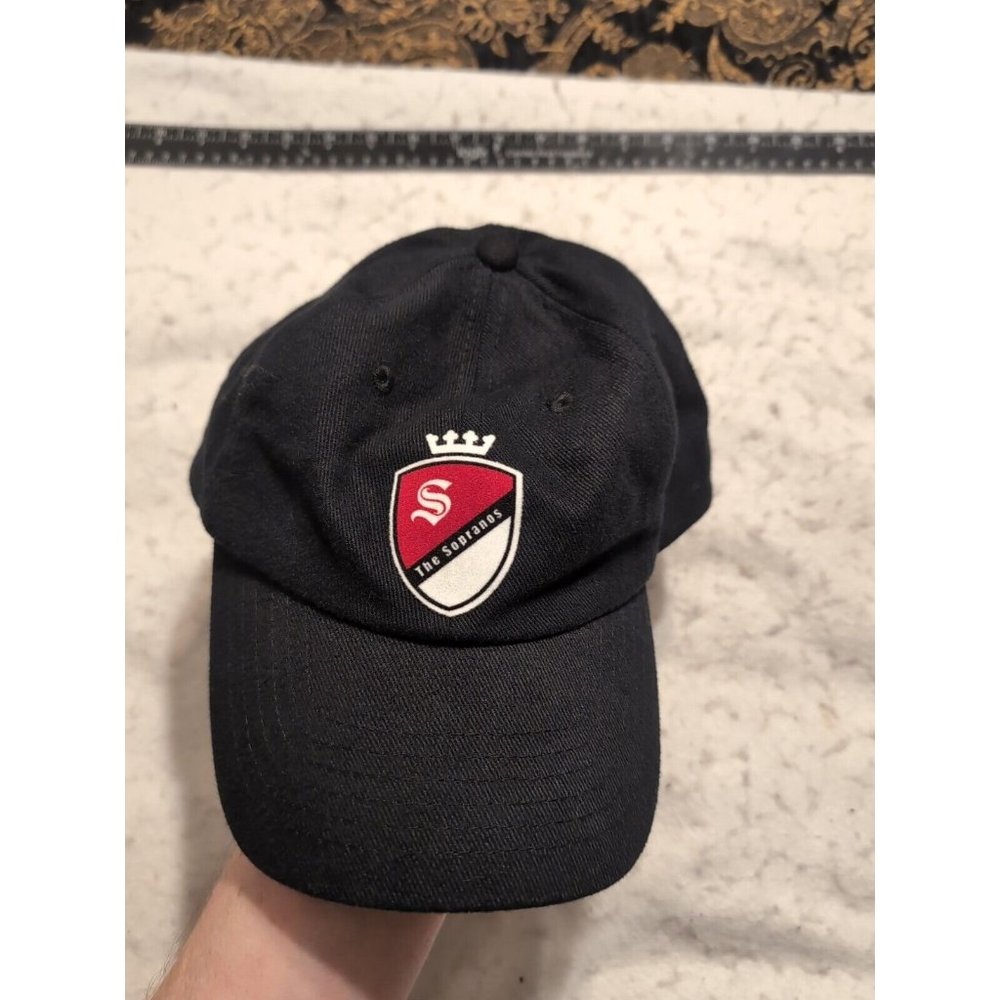 The Sopranos HBO TV Show Black Adjustable Vintage Hat Men's